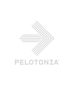 Logo with three right-pointing arrows and the word 'PELOTONIA' below.